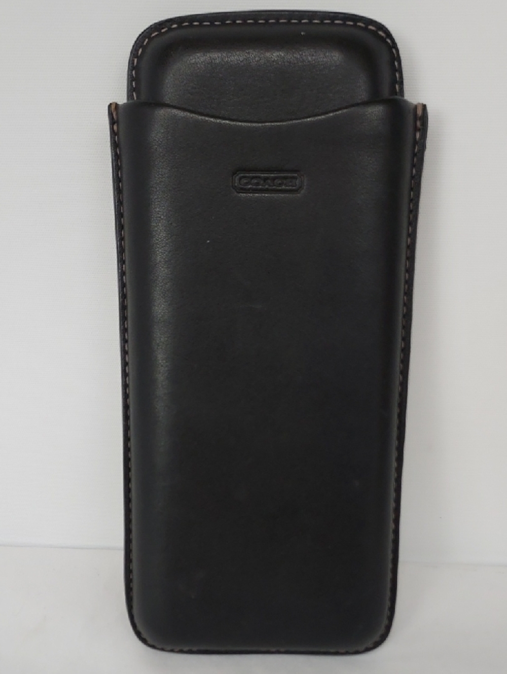 Coach Black Leather Cigar Case